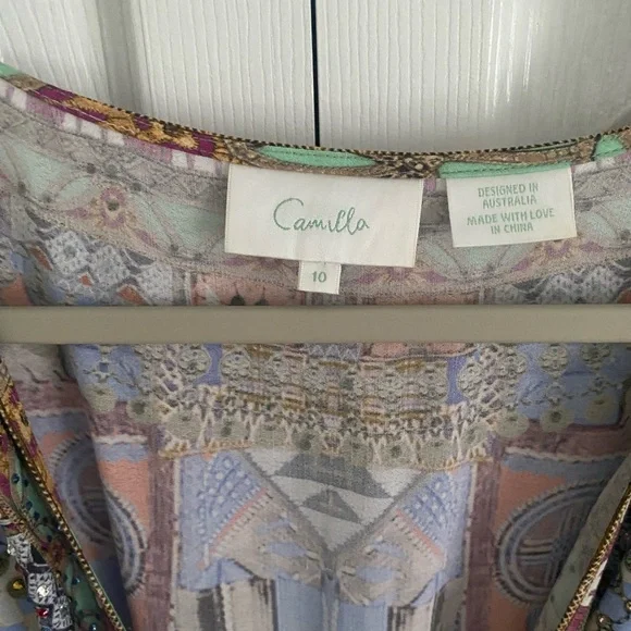 Camilla Multicolor Patterned Dress - Picture 9 of 16